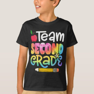 Camiseta De Nuevo A La Escuela Equipo Segundo Grado Tye Seg