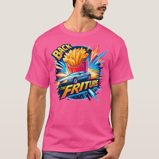 Camiseta De Nuevo A La Fritura - De Nuevo A La Parodia Futu (Anverso)