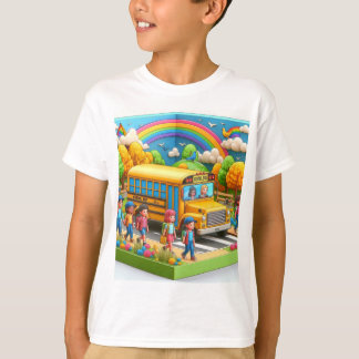 Camiseta De Nuevo A Los Niños Del Orgullo Escolar