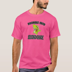 Camiseta De Nuevo En Segundo Grado Rex Dinosaur