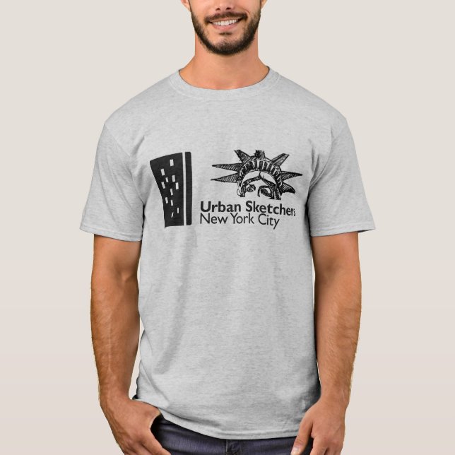 Camiseta de NYC Urban Sketchers (Anverso)