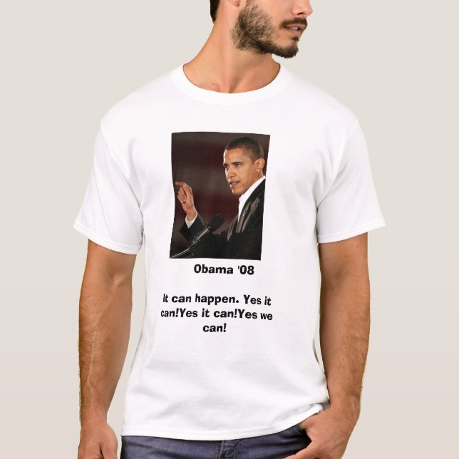 Camiseta de Obama '08 (Anverso)