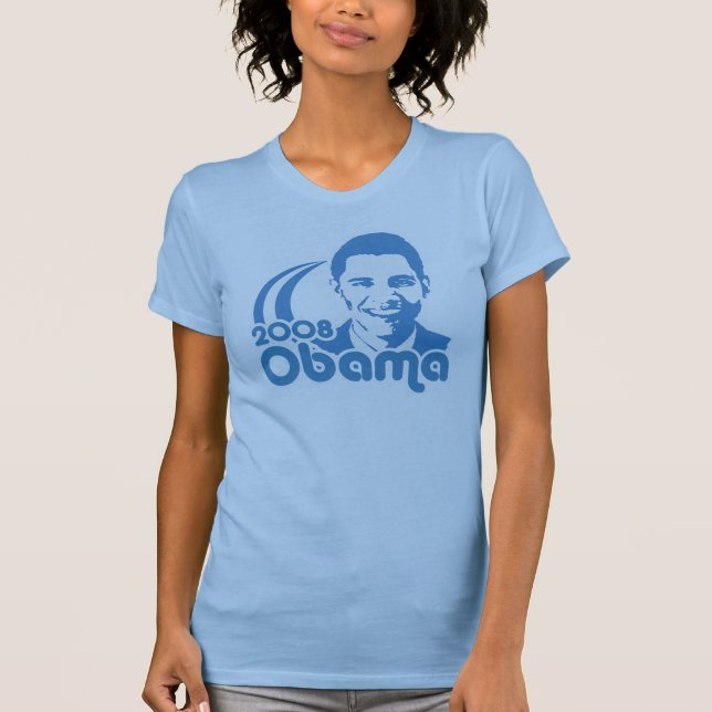 Camiseta de Obama 2008 del vintage (Anverso)