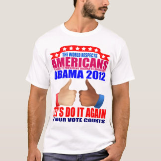 Camiseta de Obama: 2012 Obama - respecto