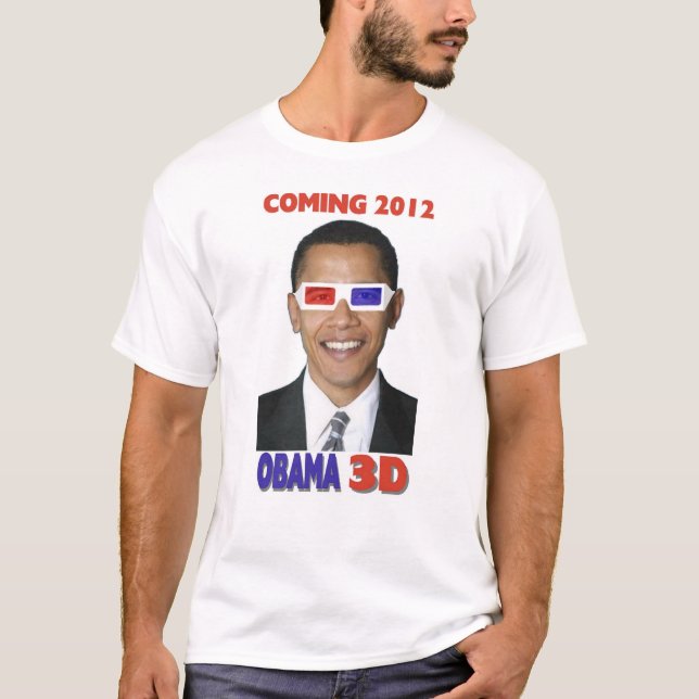 Camiseta de Obama 3D (Anverso)