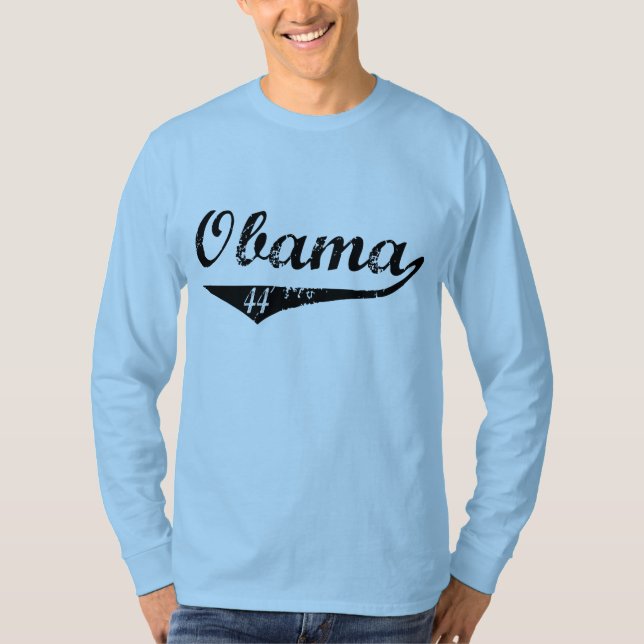 Camiseta de Obama 44 del béisbol (Anverso)