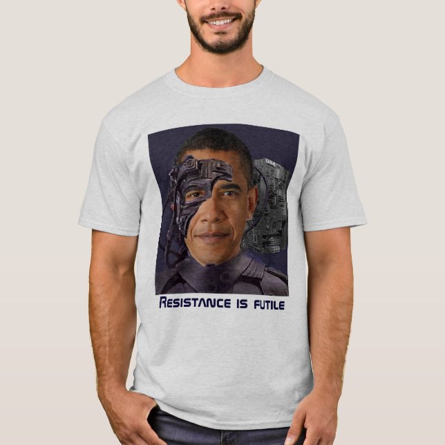 Camiseta de Obama Borg (Anverso)