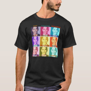 CAMISETA de OBAMA de la ESPERANZA y del CAMBIO - -