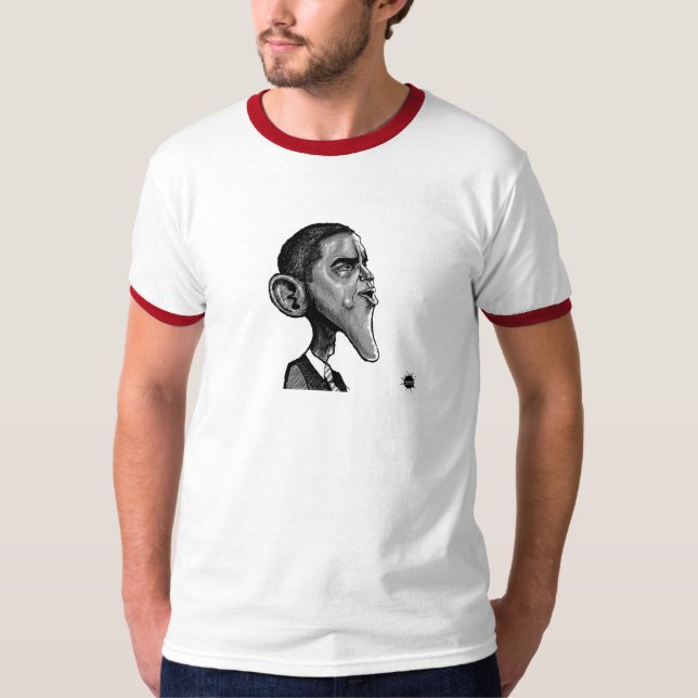 Camiseta de OBAMA-PROFILE (Anverso)