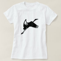 Camiseta de oca voladora