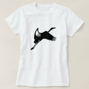 Camiseta de oca voladora