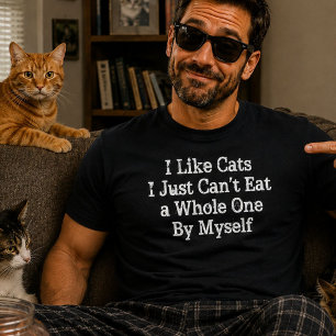 Camiseta de Odio a Gatos Divertida Me Gustan los G