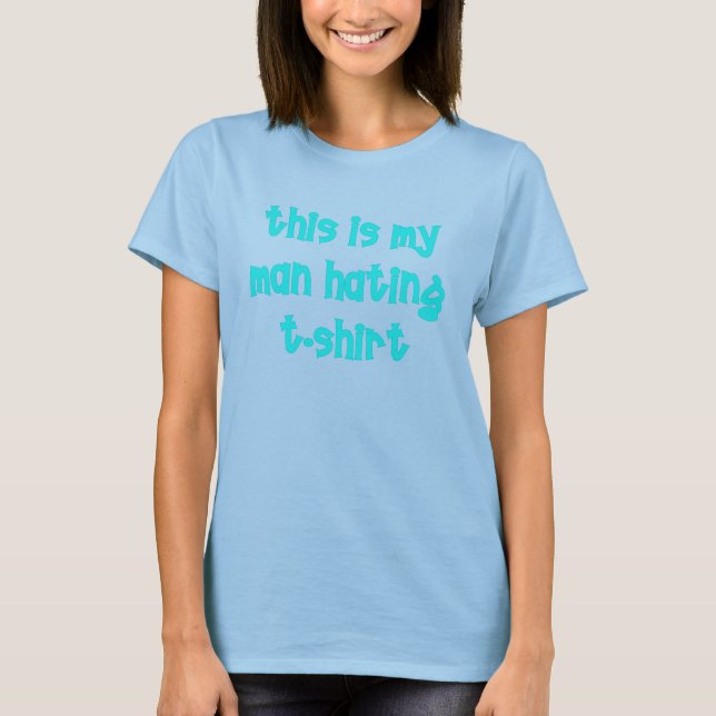 Camiseta de odio de hombre (Anverso)