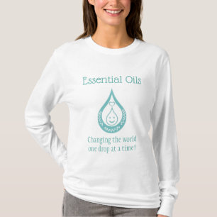 Camiseta de oferta inteligente de aceite esencial