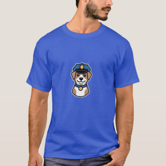 Camiseta de oficial de policía