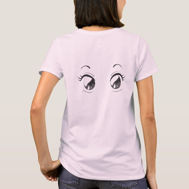 Camiseta de ojos animosos con un toque de inocenci (Reverso)