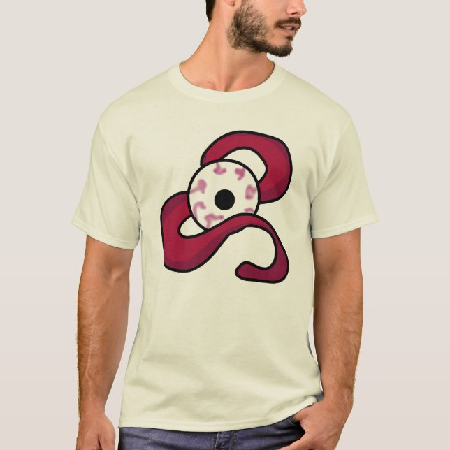 Camiseta De Ojos Entwinada Enigmática (Anverso)
