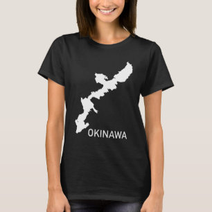 Camiseta de Okinawa (Mapa de Okinawa)
