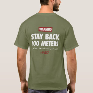 Camiseta de olivo de 100 metros para veteranos mil