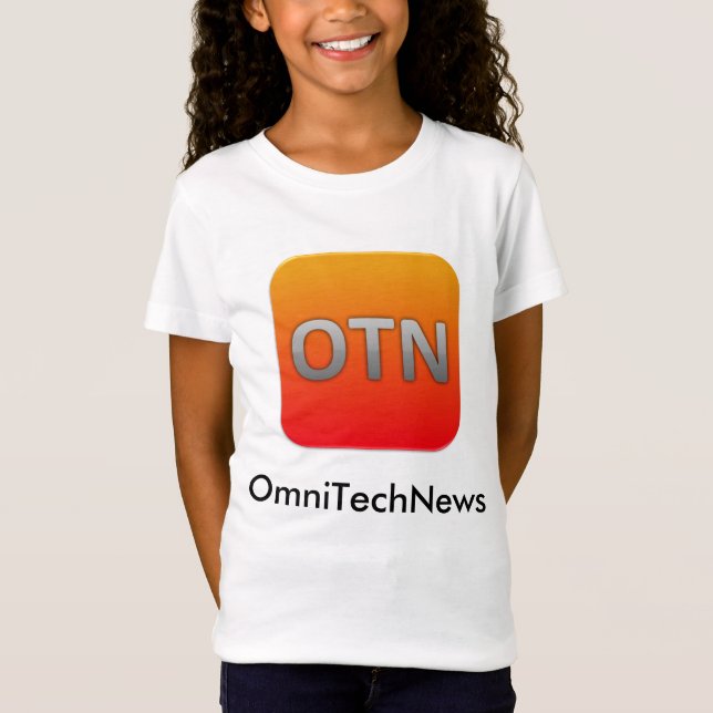 Camiseta de OmniTechNews - niños, chicas (Anverso)