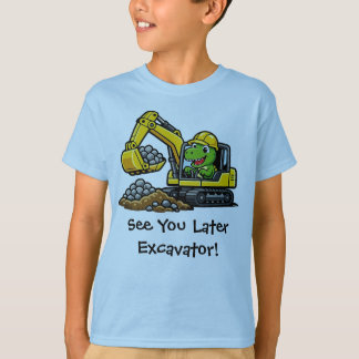 Camiseta de operador de excavadora de construcción