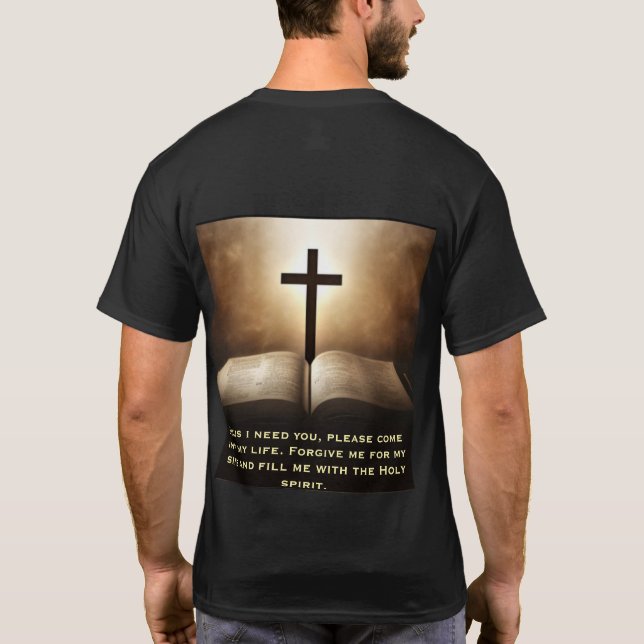Camiseta de oración de pecador (Reverso)