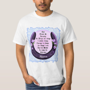 Camiseta de oración de serenidad de herradura