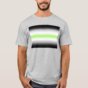 Camiseta de orgullo Agender Gradiente