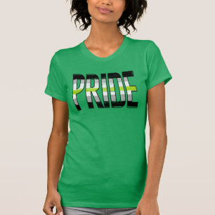 Camiseta de orgullo agénero
