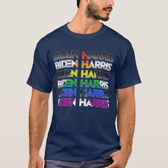 Camiseta de orgullo aliada de Biden Harris (Anverso)