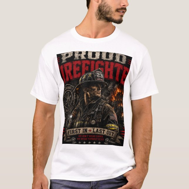 Camiseta de orgullo de bombero – Regalo para bombe (Anverso)