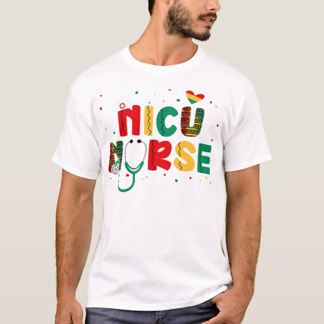 Camiseta de Orgullo de Enfermera de UCI Neonatal R (Anverso)
