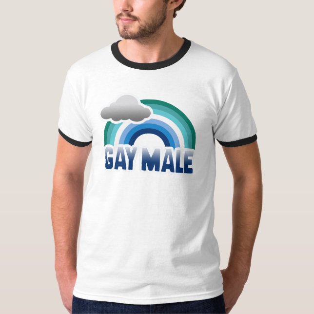 Camiseta de Orgullo Gay Masculino (Anverso)