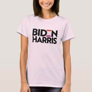 Camiseta de orgullo lésbico de Biden Harris