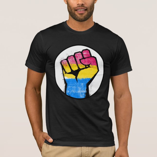 Camiseta de orgullo pansexual (Anverso)