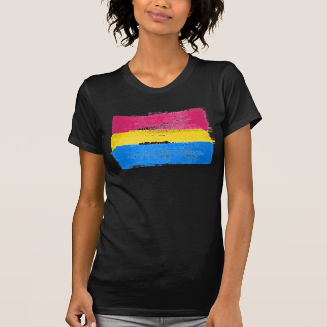 Camiseta de orgullo pansexual (Anverso)