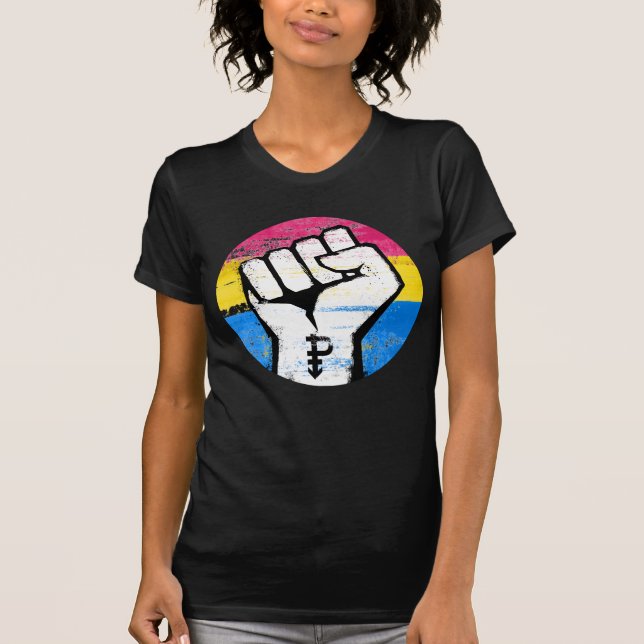 Camiseta de orgullo pansexual (Anverso)