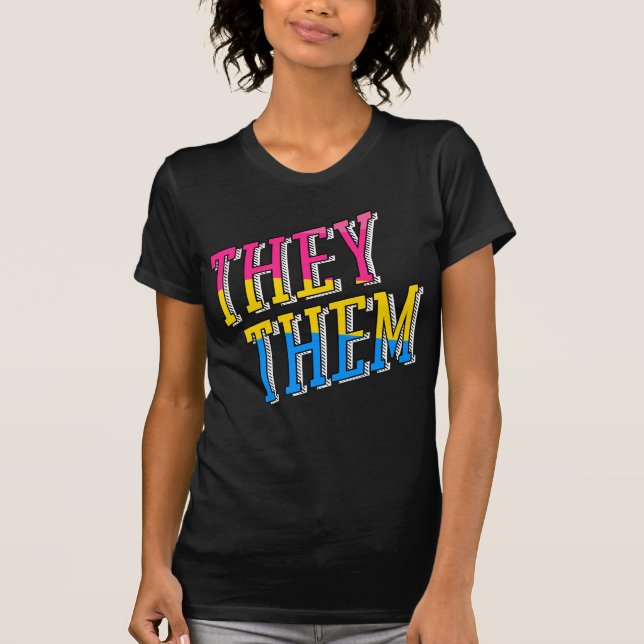 Camiseta de orgullo pansexual (Anverso)