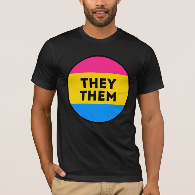 Camiseta de orgullo pansexual (Anverso)