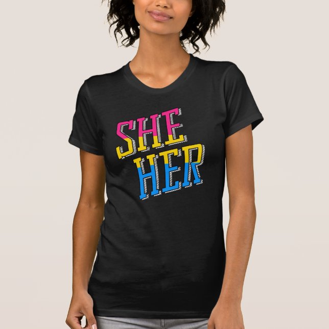 Camiseta de orgullo pansexual (Anverso)