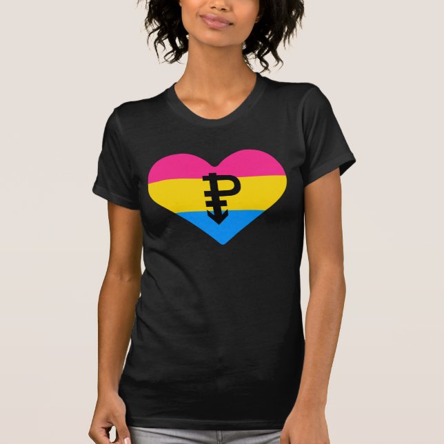 Camiseta de orgullo pansexual (Anverso)