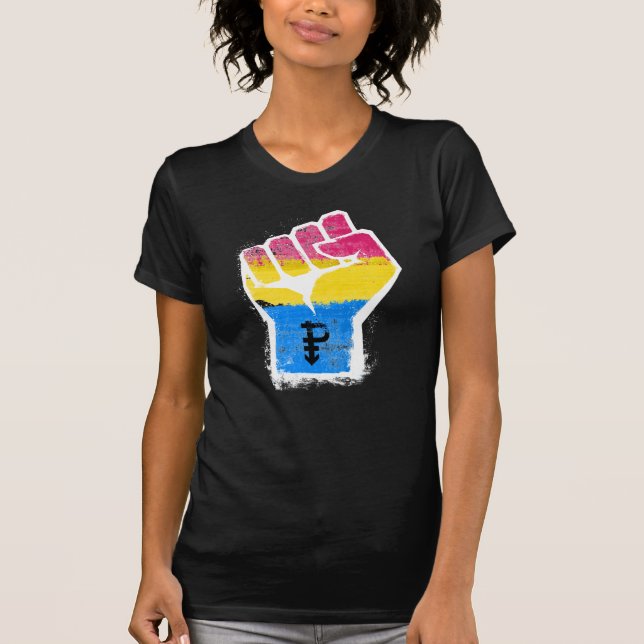 Camiseta de orgullo pansexual (Anverso)
