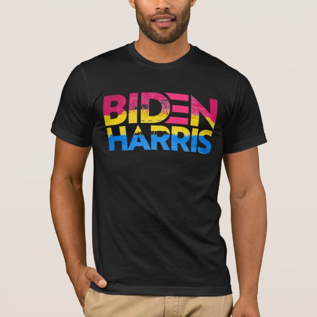 Camiseta de orgullo pansexual Biden Harris (Anverso)