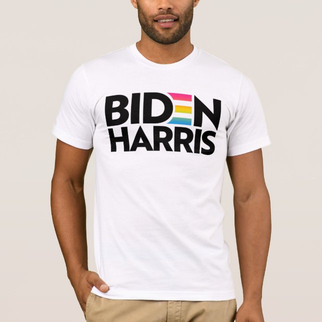 Camiseta de orgullo pansexual Biden Harris (Anverso)