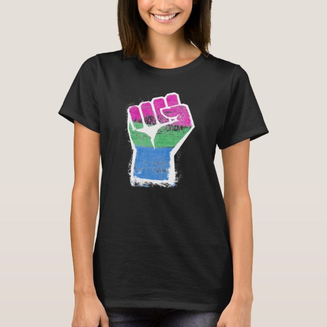 Camiseta de Orgullo Poliamoroso (Anverso)