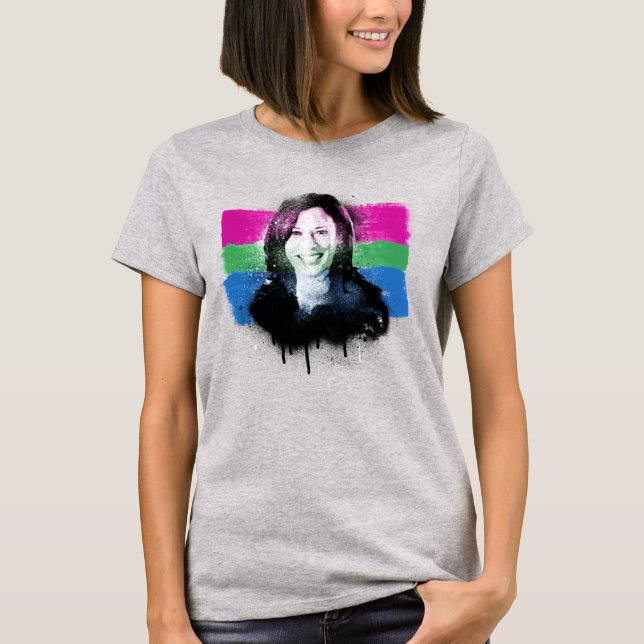 Camiseta de Orgullo Poliamoroso (Anverso)