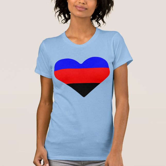 Camiseta de Orgullo Poliamoroso (Anverso)