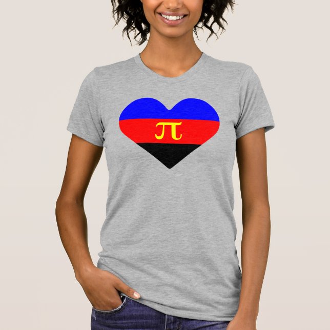 Camiseta de Orgullo Poliamoroso (Anverso)