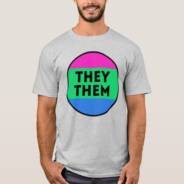 Camiseta de Orgullo Poliamoroso (Anverso)