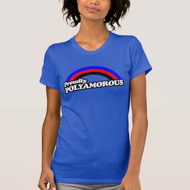 Camiseta de Orgullo Poliamoroso (Anverso)